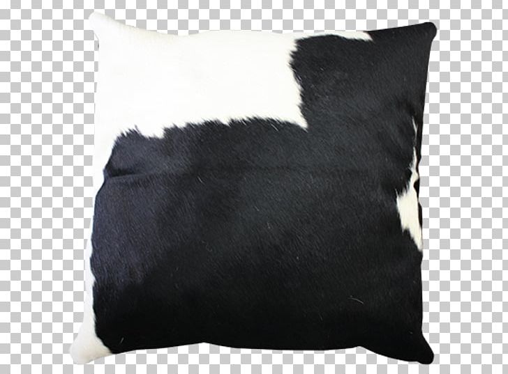 Cushion Cowhide Throw Pillows White PNG, Clipart, Black, Black White, Cattle, Collezione, Cow Free PNG Download