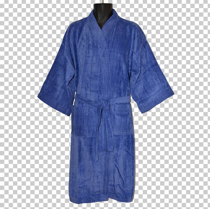 Bathrobe Dress Clothing Cotton PNG, Clipart, Bath, Bathrobe, Blue, Clothing, Collar Free PNG Download