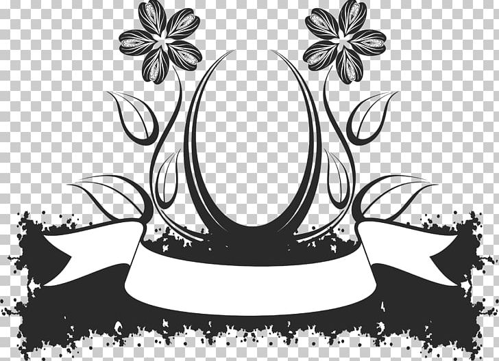 Floral Design Abstract Art PNG, Clipart, Abstract Art, Art, Black, Black And White, Drawing Free PNG Download