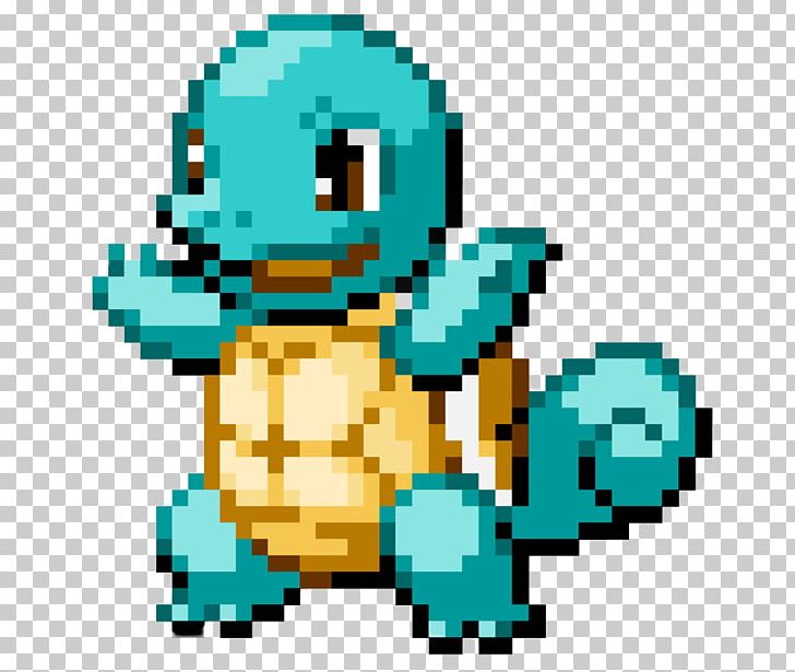 Squirtle Pokémon Yellow Pikachu Minecraft PNG, Clipart, 16bit, Art, Charmander, Fictional Character, Line Free PNG Download