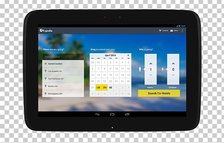 Expedia Hotel Flight Airline Ticket Travel PNG, Clipart, Airline Ticket, Computer, Computer Program, Electronic Device, Electronics Free PNG Download