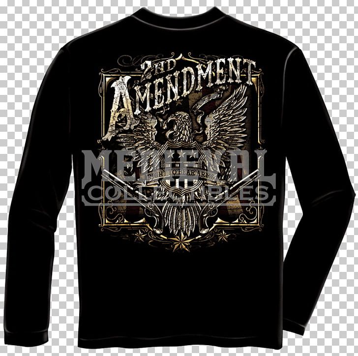 Long-sleeved T-shirt Hoodie Second Amendment To The United States Constitution PNG, Clipart,  Free PNG Download