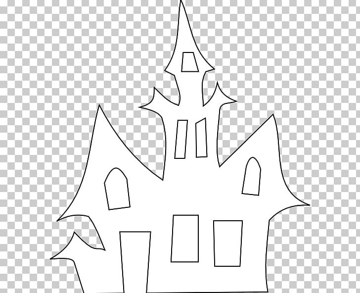 Haunted House Halloween Silhouette PNG, Clipart, Area, Art, Black, Black And White, Drawing Free PNG Download