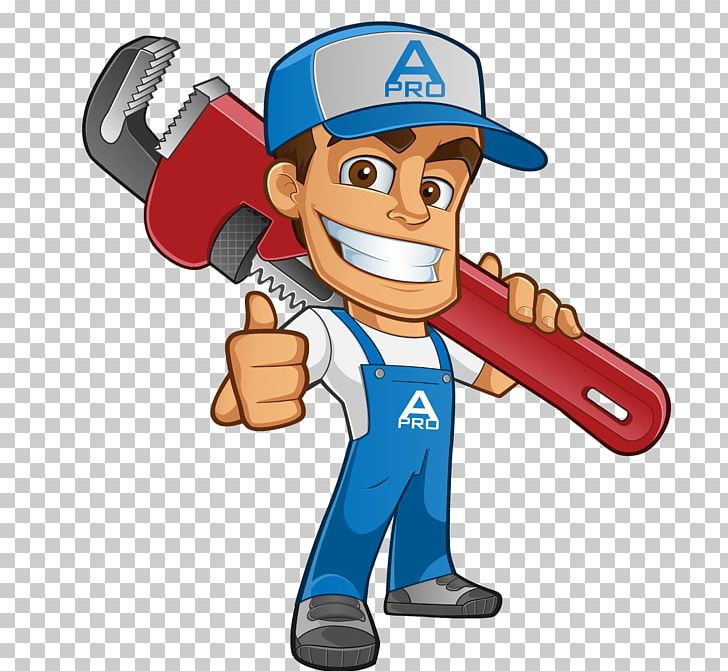 Plumber Plumbing Drain Home Repair Central Heating PNG, Clipart, Baseball Equipment, Cartoon, Central Heating, Drain, Fictional Character Free PNG Download