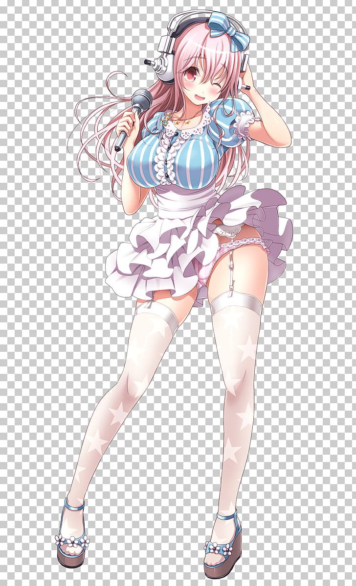 Super Sonico Illustration Anime Drawing Art PNG, Clipart, Anime, Arm, Art, Black Hair, Book Illustration Free PNG Download