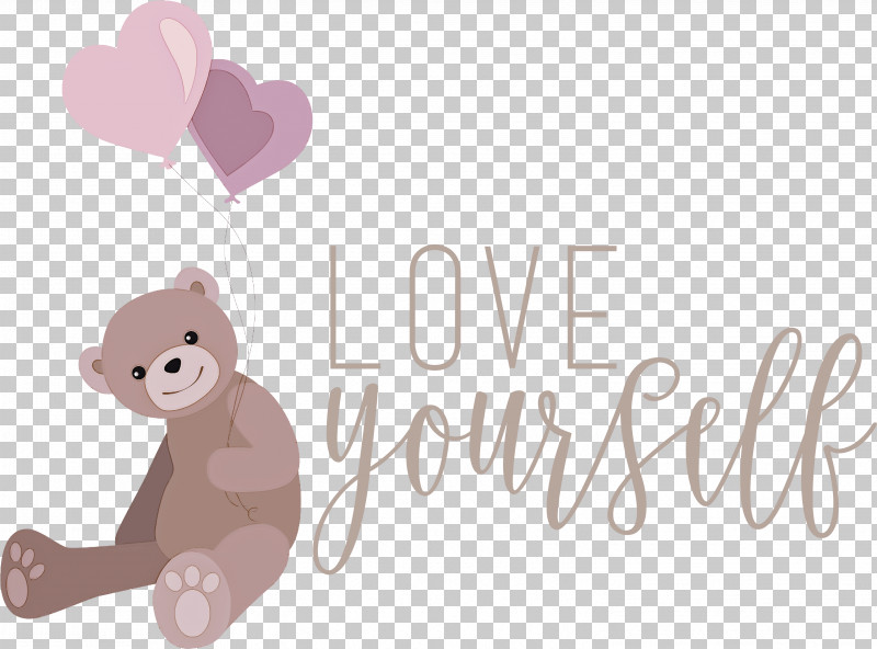 Love Yourself Love PNG, Clipart, Bears, Biology, Cartoon, Heart, Love Free PNG Download