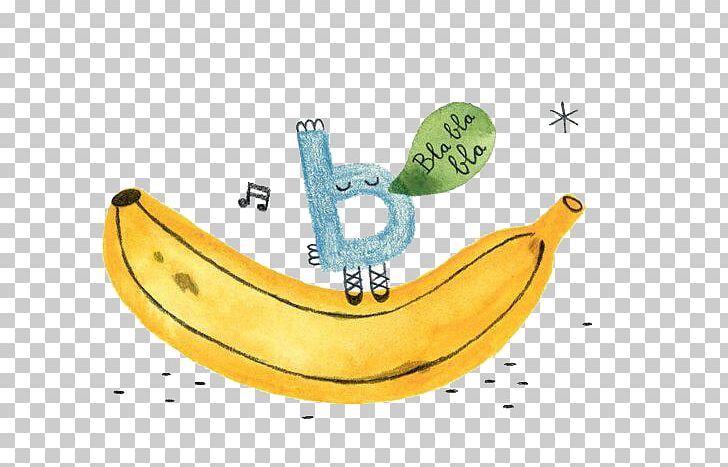 Banana Letter Drawing Illustrator Illustration PNG, Clipart, Alphabet Letters, Banana, Banana, Banana Family, Banana Leaves Free PNG Download