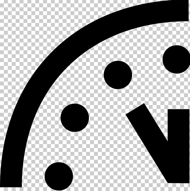 Doomsday Clock Bulletin Of The Atomic Scientists Symbol PNG, Clipart, Apocalypse, Atomic, Black And White, Brand, Bulletin Free PNG Download