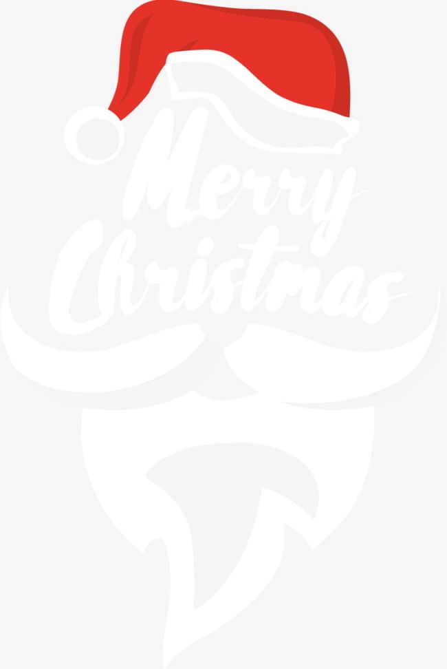 Lovely White Beard Christmas Card PNG, Clipart, Beard Vector, Card Vector, Christmas, Christmas Vector, Hat Free PNG Download