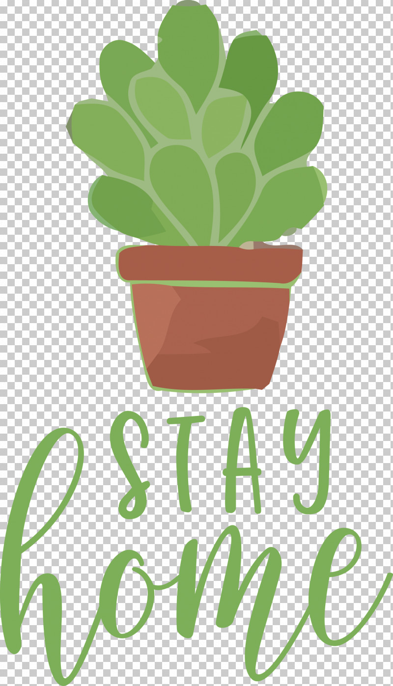 STAY HOME PNG, Clipart, Flower, Flowerpot, Geometry, Green, Leaf Free PNG Download