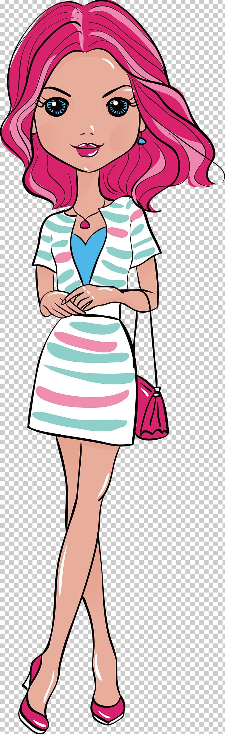 Fashion Girl PNG, Clipart, Area, Arm, Cartoon, Child, Doll Free PNG Download