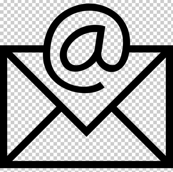Email Computer Icons PNG, Clipart, Angle, Area, Black, Black And White, Brand Free PNG Download