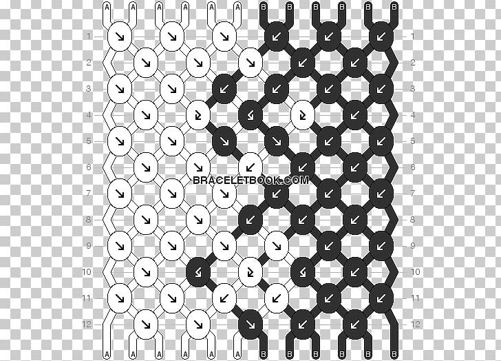 Friendship Bracelet Pattern Knot PNG, Clipart, Black And White, Bracelet, Braid, Circle, Embroidery Free PNG Download