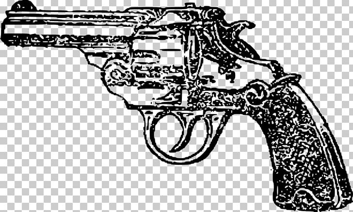 Revolver Antique Firearms Pistol Handgun PNG, Clipart, Air Gun, Antique Firearms, Black And White, Clip, Duelling Pistol Free PNG Download