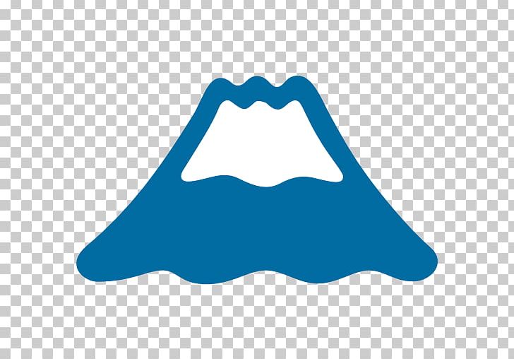 Mount Fuji Emoji Unicode Mountain PNG, Clipart, Aqua, Blue, Clip Art, Electric Blue, Emoji Free PNG Download