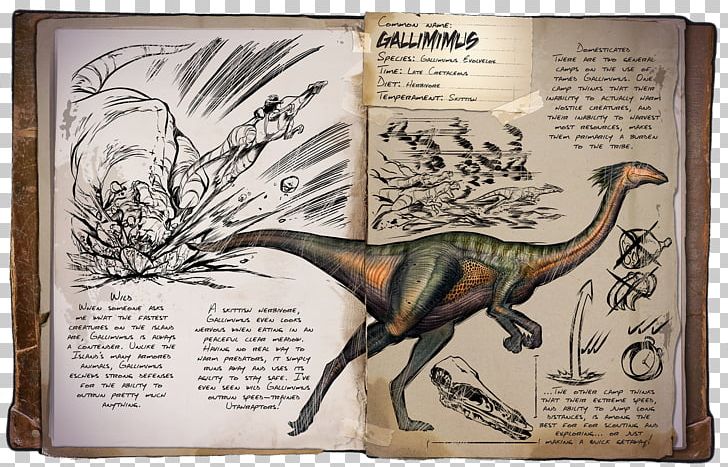 Gallimimus ARK: Survival Evolved Titanosaurus Dinosaur Xbox One PNG, Clipart, Ark Survival, Ark Survival Evolved, Dimetrodon, Dinosaur, Early Access Free PNG Download