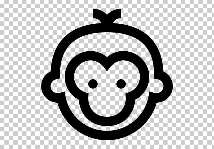 Computer Icons Monkey Common Chimpanzee PNG, Clipart, Animals, Area, Black And White, Circle, Common Chimpanzee Free PNG Download