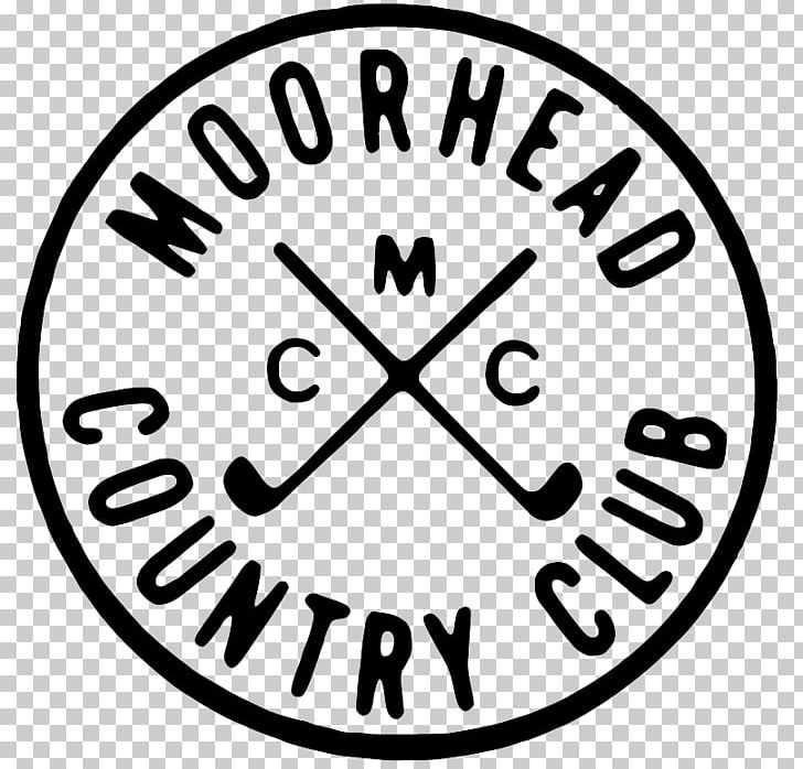 Moorhead Country Club Design Logo PNG, Clipart, Area, Black, Black And White, Circle, Clock Free PNG Download