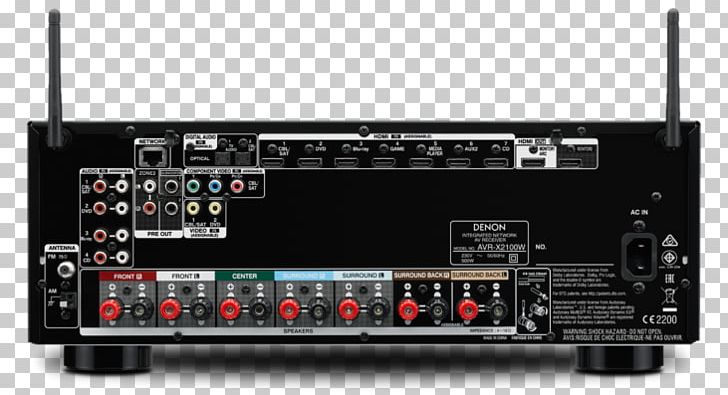 AV Receiver Denon Ultra-high-definition Television 4K Resolution Home Theater Systems PNG, Clipart, 4k Resolution, Audio, Audio Equipment, Audio Receiver, Av Receiver Free PNG Download