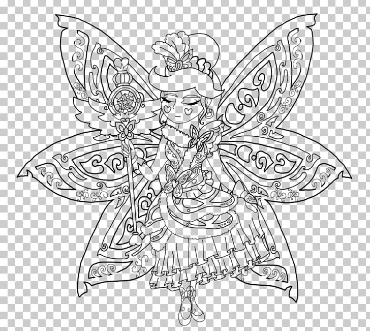 Insect Butterfly Line Art Drawing Fairy PNG, Clipart, Animals, Artwork, Black And White, Butterflies And Moths, Butterfly Free PNG Download