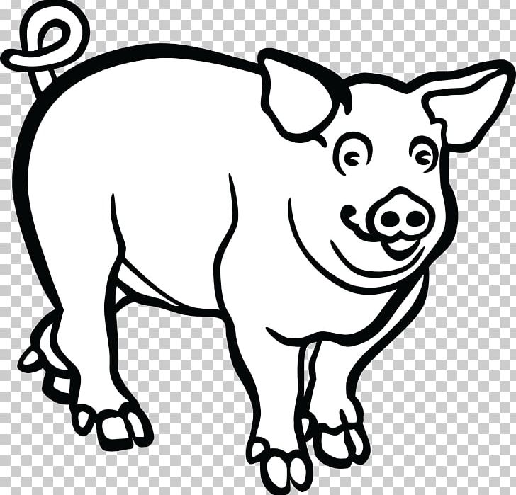 Wild Boar Line Art Drawing PNG, Clipart, Animals, Art, Black, Black And White, Carnivoran Free PNG Download