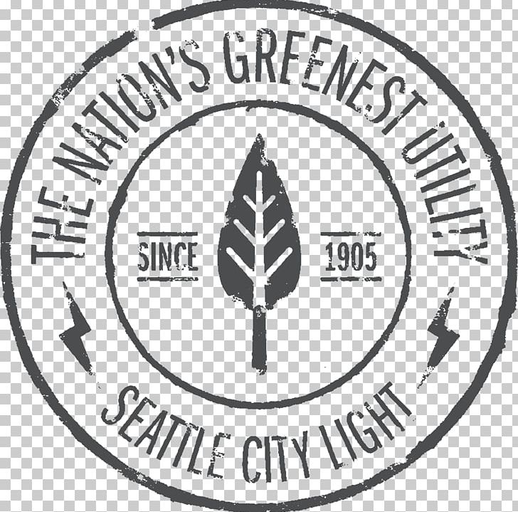 Seattle City Light Public Utility Logo Electric Utility PNG, Clipart, Area, Art, Black And White, Brand, Circle Free PNG Download