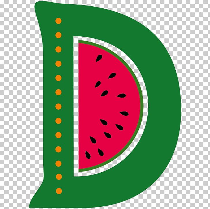 Watermelon Letter D Alphabet PNG, Clipart, Alphabet, Area, Cartoon, Circle, Citrullus Free PNG Download