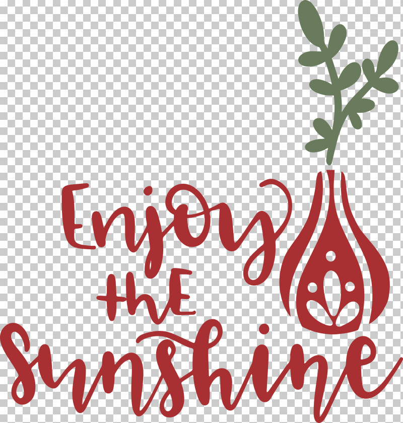 Sunshine Enjoy The Sunshine PNG, Clipart, Floral Design, Flower, Fruit, Geometry, Leaf Free PNG Download