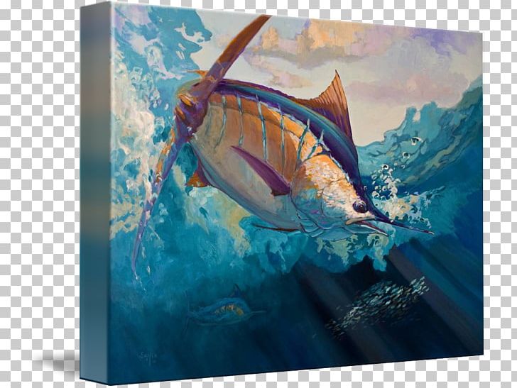 Painting Billfish Art Atlantic Blue Marlin Fly Fishing PNG, Clipart, Art, Artist, Atlantic Blue Marlin, Billfish, Blue Free PNG Download