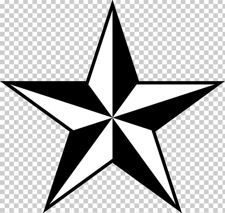 Nautical Star Sailor Tattoos Symbol Decal PNG, Clipart, Angle, Area, Artwork, Black And White, Celestial Navigation Free PNG Download