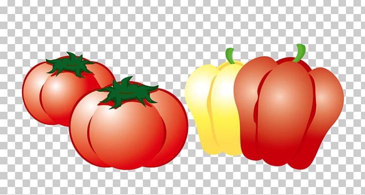 Tomato Bell Pepper Vegetarian Cuisine Vegetable PNG, Clipart, Auglis, Bell Pepper, Caijiao, Food, Fruit Free PNG Download