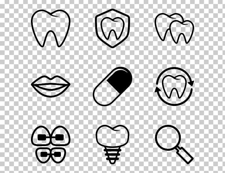 Dentistry Computer Icons Medicine PNG, Clipart, Angle, Black, Computer Icons, Dentistry, Drawing Free PNG Download