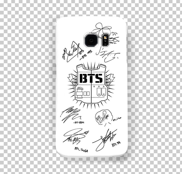 IPhone 6 Samsung Galaxy Mobile Phone Accessories BTS Telephone PNG, Clipart, Black And White, Bts, Bts Army, Drawing, Iphone Free PNG Download