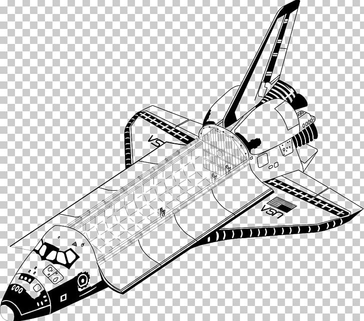 Space Shuttle Program International Space Station Drawing Spacecraft PNG, Clipart, Aircraft, Airplane, Angle, Astronaut, Black And White Free PNG Download