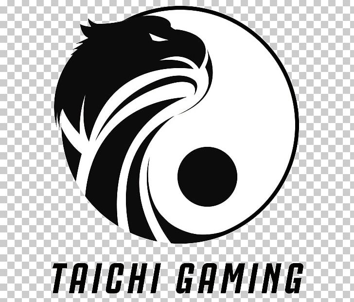 Logo Tai Chi Dota 2 Graphic Design Brand PNG, Clipart, Animal, Area, Artwork, Black, Black And White Free PNG Download