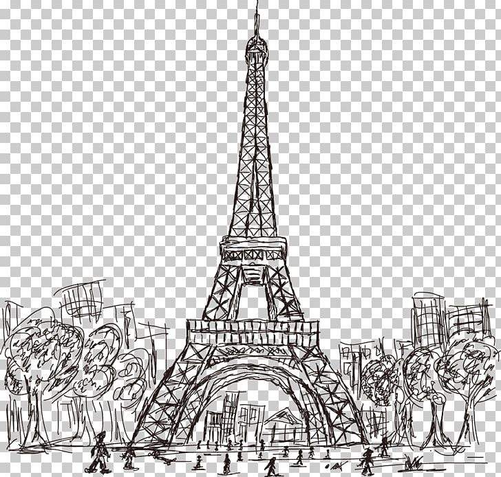 Eiffel Tower Drawing Calendar Illustration PNG, Clipart, Artwork, Artwork Vector, Creative Artwork, Eiffel, Eiffel Vector Free PNG Download