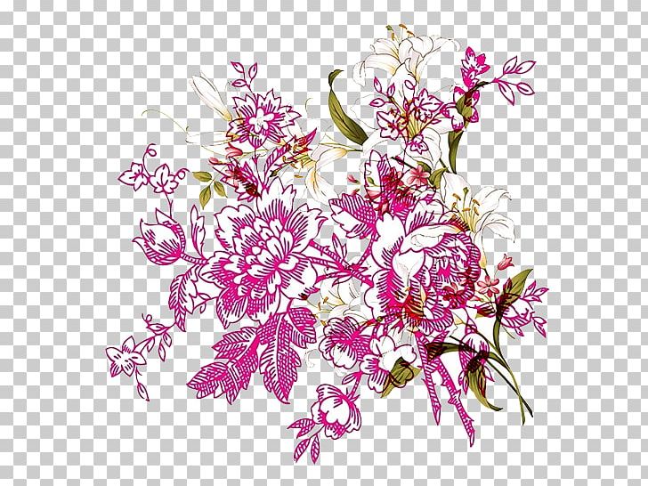 Floral Design Chemical Element Pattern PNG, Clipart, Background, Blossom, Branch, Cherry Blossom, Cut Flowers Free PNG Download