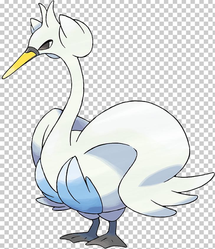 Pokemon Black & White Pokémon Black 2 And White 2 Pokémon X And Y Swanna Pokémon Universe PNG, Clipart, Artwork, Beak, Bird, Chicken, Duck Free PNG Download