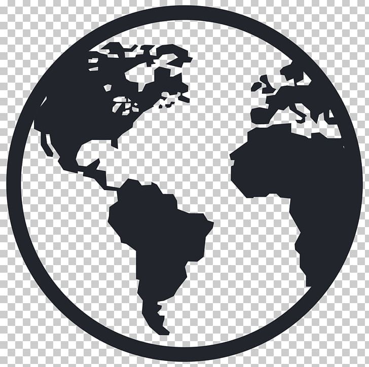 Earth World Computer Icons PNG, Clipart, Black And White, Circle, Computer Icons, Earth, Encapsulated Postscript Free PNG Download