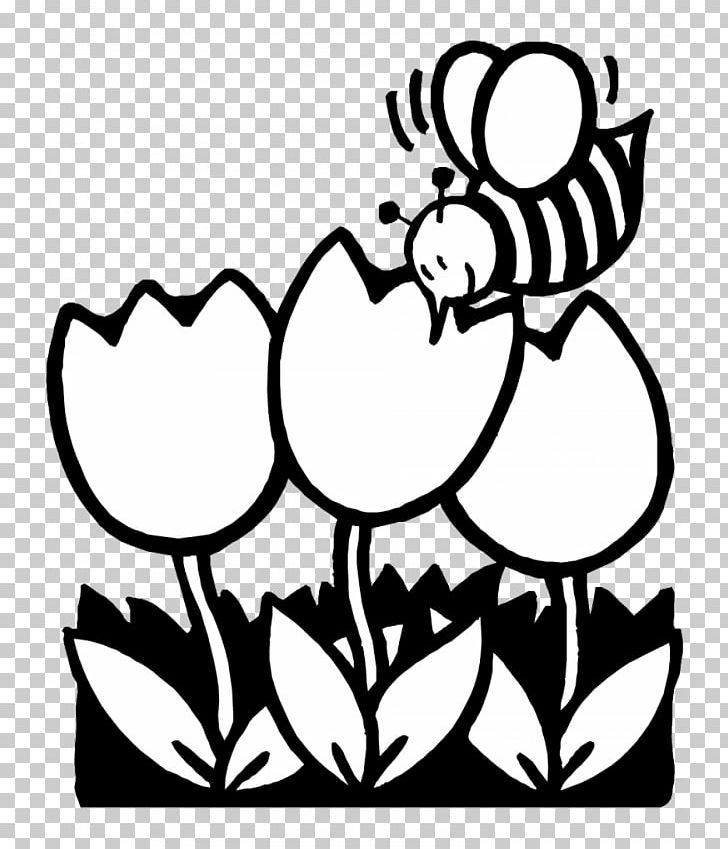 Black And White Coloring Book Spring PNG, Clipart, Artwork, Black, Black And White, Cartoon, Cartoon Bee Coloring Page Free PNG Download
