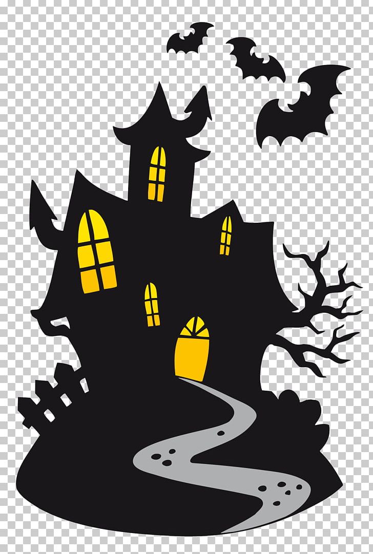 Cartoon Halloween Drawing PNG, Clipart, Art, Black And White, Cartoon, Castle, Castle Images Free PNG Download