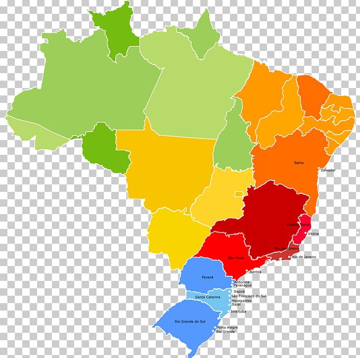 Brazil Mapa Polityczna PNG, Clipart, Area, Brazil, Cartoon, Country, Graphic Design Free PNG Download