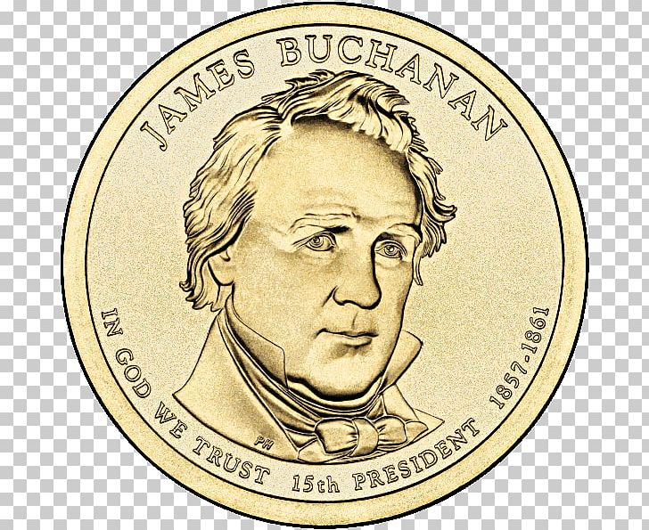 James Buchanan United States Of America Presidential $1 Coin Program Dollar Coin PNG, Clipart, Cash, Coin, Collecting, Currency, Dollar Coin Free PNG Download