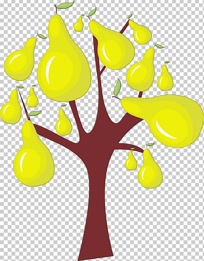 Yellow Line Meter Tree Fruit PNG, Clipart, Branching, Fruit, Geometry, Line, Mathematics Free PNG Download