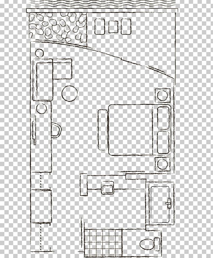 Floor Plan Loden Hotel Room Garden PNG, Clipart, Angle, Area, Artwork, Bed, Black And White Free PNG Download