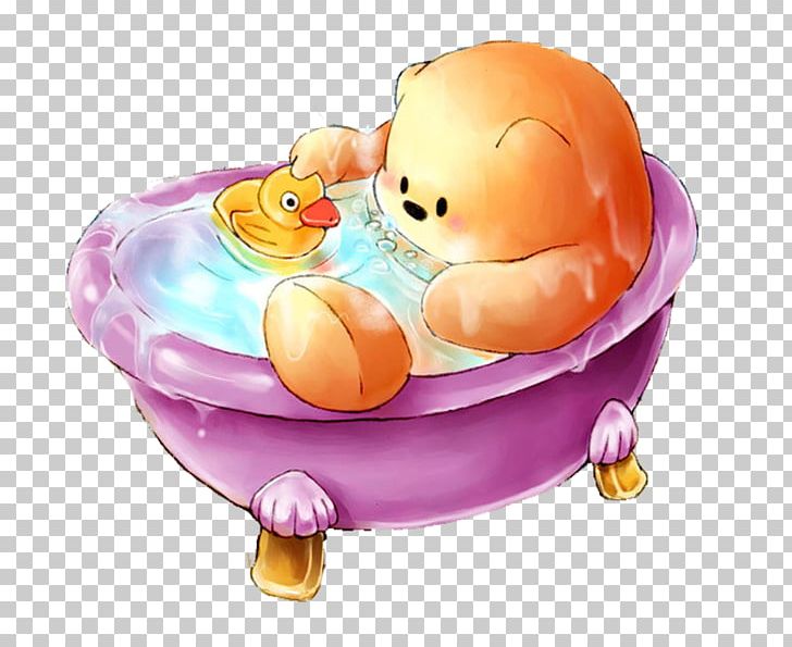 Bear Cartoon PNG, Clipart, Animals, Animation, Balloon Cartoon, Bathe, Bathin Free PNG Download