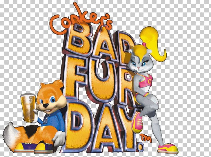 Conker's Bad Fur Day Nintendo 64 Banjo-Kazooie GoldenEye 007 Conker The Squirrel PNG, Clipart, Action Game, Banjokazooie, Brand, Cartoon, Conker Free PNG Download