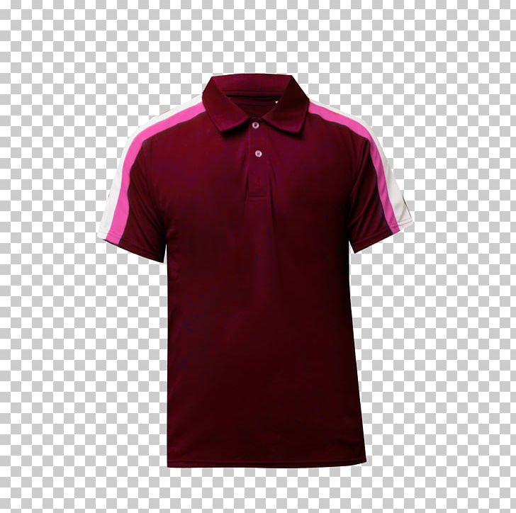 Polo Shirt T-shirt Tennis Polo Sleeve PNG, Clipart, Active Shirt, Clothing, Heliconia, Magenta, Maroon Free PNG Download