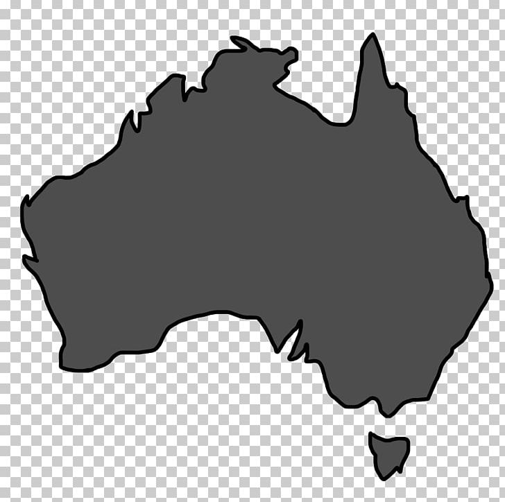 Australia Map PNG, Clipart, Australia, Australia Map, Black, Black And White, Blank Map Free PNG Download