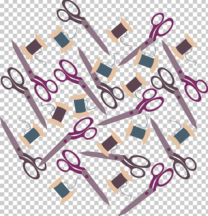 Sewing Vecteur Euclidean Pattern PNG, Clipart, Brand, Cartoon Scissors, Drawing, Golden Scissors, Happy Birthday Vector Images Free PNG Download